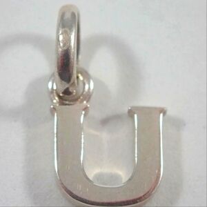 LINKS OF LONDON STERLING SILVER “U” INITIAL CHARM PENDANT – NEW WITH TAGS